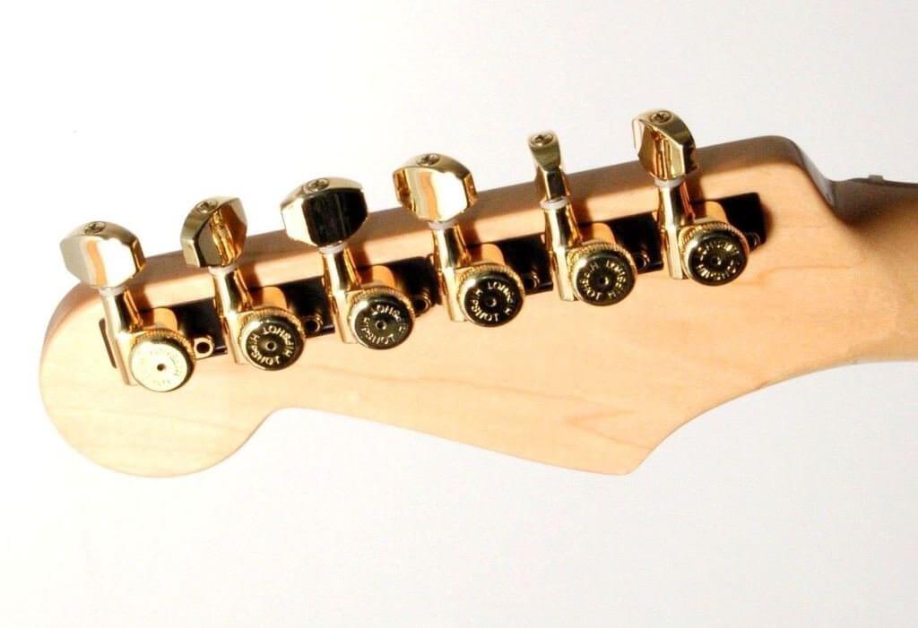 electric guitar locking tuner