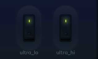 ultra-hi ultra-lo bass amp knob