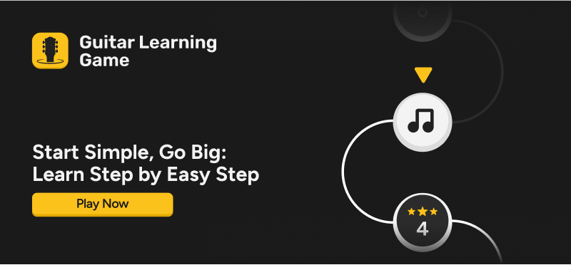 how hard guitar learn Favorite songs bite-sized learning path on Guitar Learning Game